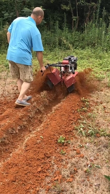 Orchard Small Tractor Tiller с бензиновой силовой установкой