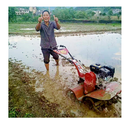 Xinniu Farm Machine Mini Power Tiller с универсальным бензиновым двигателем и вращающимися инструментами