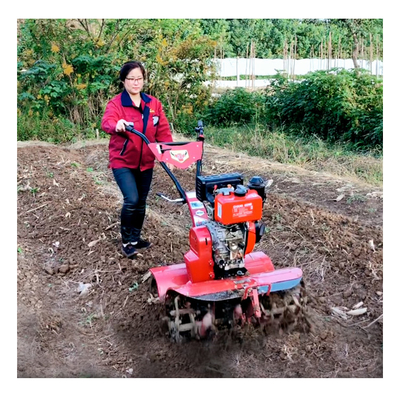 Xinniu Farm Machine Mini Power Tiller с универсальным бензиновым двигателем и вращающимися инструментами