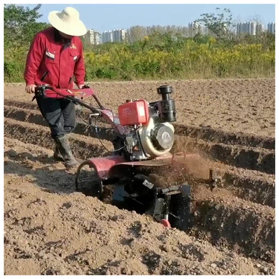 Бензиновый двигатель типа 178F/186F 4WD Mini Rotary Tiller для многоцелевого фермерского культиватора