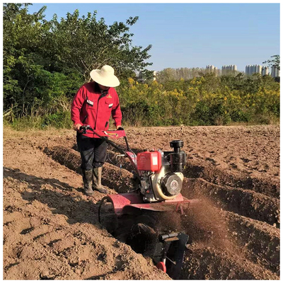 Бензиновый двигатель типа 178F/186F 4WD Mini Rotary Tiller для многоцелевого фермерского культиватора