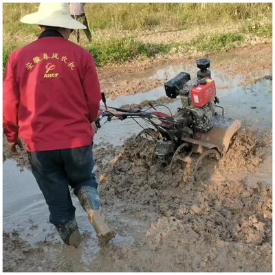 Бензиновый двигатель типа 178F/186F 4WD Mini Rotary Tiller для многоцелевого фермерского культиватора